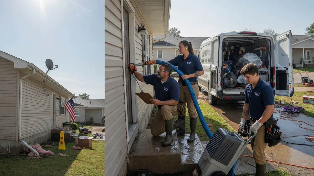 Ceiling Water Damage Restoration in Reinholds, PA near me